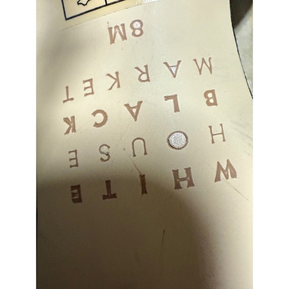 White House Black Market Black Strappy Heels – Size 8 - Picture 8 of 8